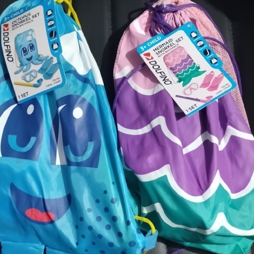 Dolfin Kids Swim Set - Blue and Purple